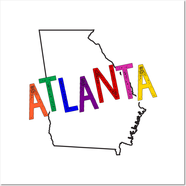 Atlanta Wall Art by FontfulDesigns